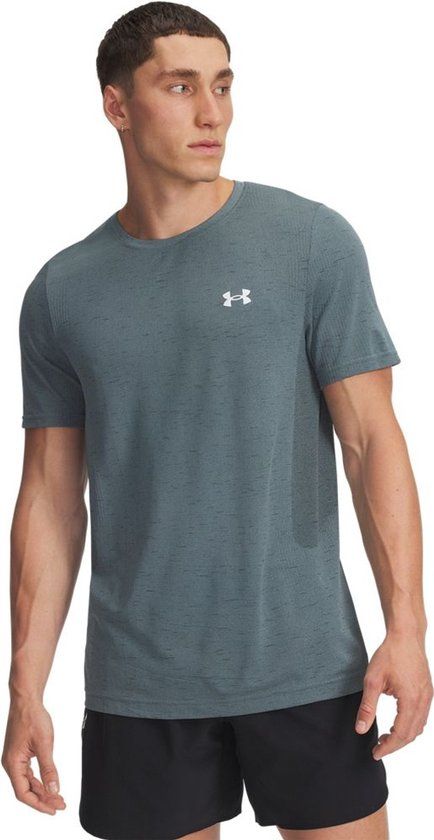 Under Armour Vanish Seamless T-shirt Lange Mouw Heren L Blauw 587