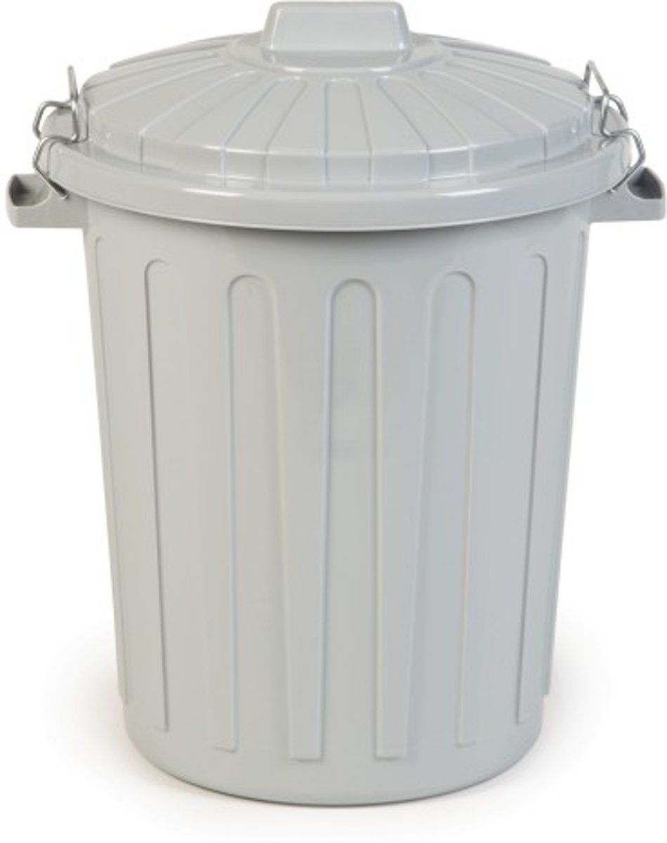 Curver voederton met deksel - Lichtgrijs - 45 liter