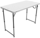 Lifetime 4' x 2' (122 x 60 cm) Granite, White Rectangular Folding Table