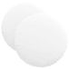 vidaXL - Coussin d'assise - 2 pièces - Tissu - Blanc - Ø40 x 13 cm
