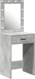 vidaXL Kaptafel Beton Grijs 50 x 41 x 135 cm Bewerkt Hout