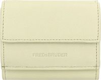 FREDsBRUDER Leren Portemonnee Bobonia Foldover Wallet Pistachio Lichtgroen