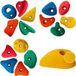 Create for you® – Prises d'escalade pour intérieur et extérieur - Supports d'escalade avec vis de montage - pour le divertissement des enfants en extérieur - lot de 5 pièces