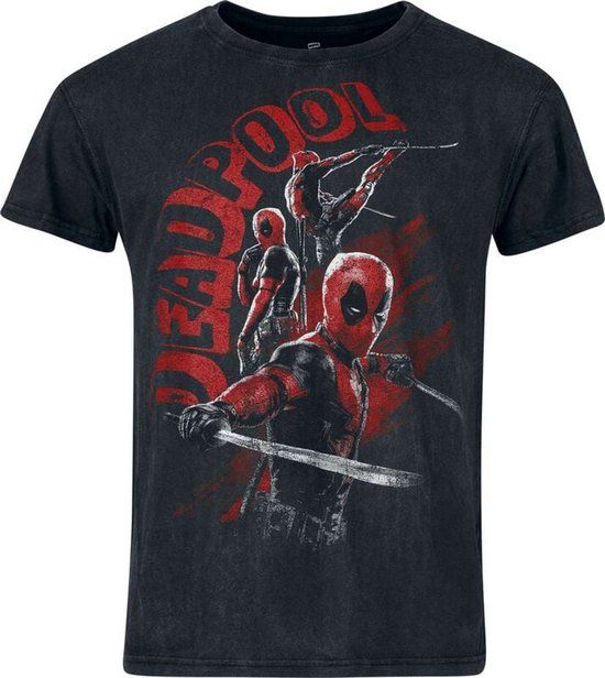 Deadpool Deadpool And Wolverine - Chimichangas Heren T-shirt - zwart - M
