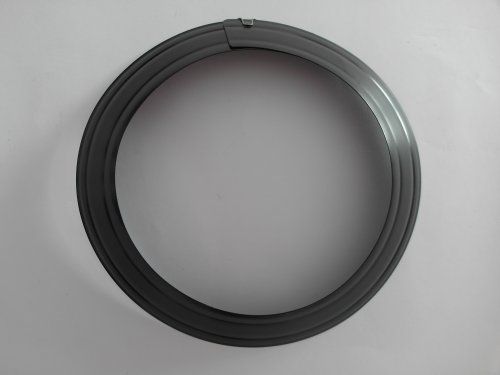 FIREFIX 1761 Ovenbuisrozet voor 2 mm dikke kachelpijpen/rookpijpen in diameter 150-165 mm, voor kachels en haarden, Senotherm, verstelbaar, zwart