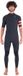 Hurley Plus 2/2 Mm Combinaison Néoprène Manches Courtes Fermeture Éclair Poitrine Noir LT Homme