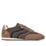 Xti Lage sneakers Dames Khaki Suède/Textiel/Mesh EU 38