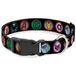 Buckle Down 9 Avenger iconen Zwart/Multi Kleur Marvel Avengers Plastic Clip Ketting