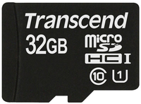 Transcend 32GB microSDHC Class 10 UHS-I Memory Card