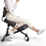 VEVOR Ergonomische Knielstoel met Wielen en Rugleuning