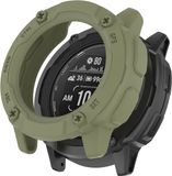 Strap-it TPU bescherm hoesje - geschikt voor Garmin Instinct 2x (50mm) - olijfgroene schokabsorberende case