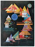 Artopweb TW16079 Kandinsky - Picchi in arco decoratieve panelen, meerkleurig, 60 x 80 cm