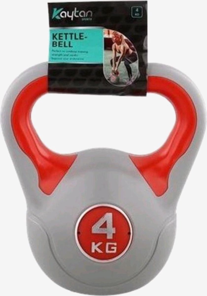 Kaytan Kettlebell 4 kg - Fitness - Krachttraining - Halters en Gewichten