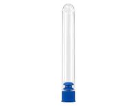 Kunststof buis met stop diameter 1,2 x 8 cm.