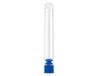 Kunststof buis met stop diameter 1,2 x 8 cm.