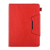 HUEZOE iPad 10,2 (9e / 8e / 7e generatie) PU lederen beschermhoes met standaard functie compatibel met iPad 2021 / 2020 / 2019 Red