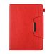 HUEZOE iPad 10,2 (9e / 8e / 7e generatie) PU lederen beschermhoes met standaard functie compatibel met iPad 2021 / 2020 / 2019 Red