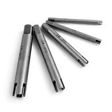QWORK® Tapafzuiging, Schroeftrekkerset, Schroefverwijderaar, Gemaakt van Snelstaal 6542#, 5 Stuks