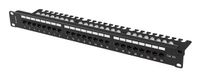 Lanberg PPUA-1124-B Panneau de brassage 1U 24 ports Cat6a Noir