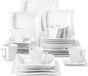 Happyment Splendid Tafelset – Dinerborden en ontbijtborden – 6 personen – 30-delig – Keramiek met marmerlook