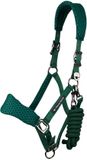 Premier Equine Nylon halster voor paard Necto 3D Groen Cob