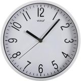 Versa Raven Wandklok - Zwart-Wit