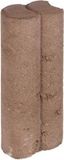 Gardenlux 25 stuks! Duo palissaden bruin 6x8.3x25 cm
