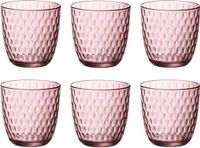 Bormioli Rocco verre à eau Slot - 29 cl - Rose - Set-6