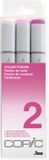 Copic Sketch Color Fusion 2 markeerstift 3 stuk(s) Beitel/penseelpunt Lichtroze, Lichtroze, Roze