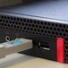 LogiLink USB-C veiligheidsslot, 1 sleutel / 4 sloten, grijs
