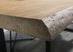 MASSIVMOEBEL24 Eetkamerstoel FREEFORM beige massief hout gedemonteerd
