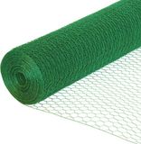 Grillage hexagonal pour clôtures d'animaux et projets de jardinage - 50cm de haut, 10m de long, 13mm de large