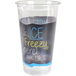 Depa Milkshakebeker ICE is (N)ICE Gerecycled PET 500ml 22oz Ø90mm transparant/blauw 800 stuks