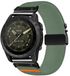 By Qubix - Geschikt voor Garmin bandje - 26mm Quickfit - Nylon bandje met parachute sluiting - Groen - Geschikt voor Garmin Fenix 7X / 6X / 5X