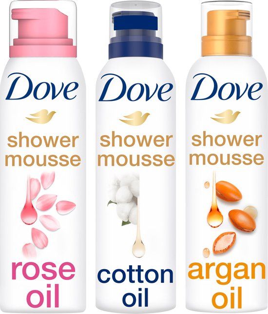 Dove Shower Mousse - Mix - 3 x 200ml - Geschenkset