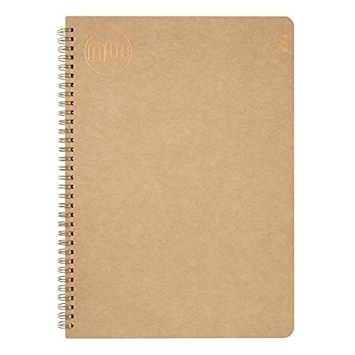 Nu Notebooks - Kraft Range - Manilla Wire Bound A5 Notebook - 160 Pages