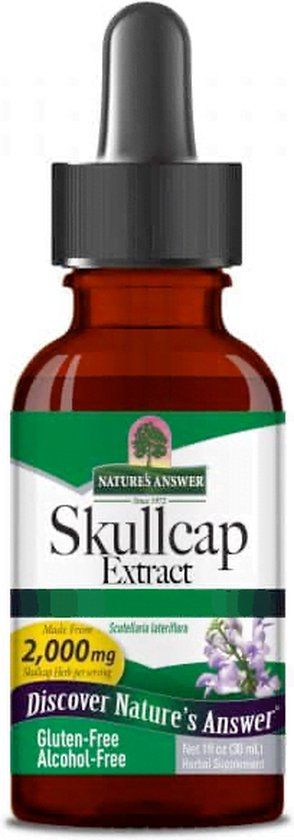 Nature's Answer Skullcap Extract 2000mg - 30ml - Alcohol-Free