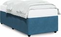 Maison Exclusive - Cadre de lit sans matelas bleu 100x200 cm velours