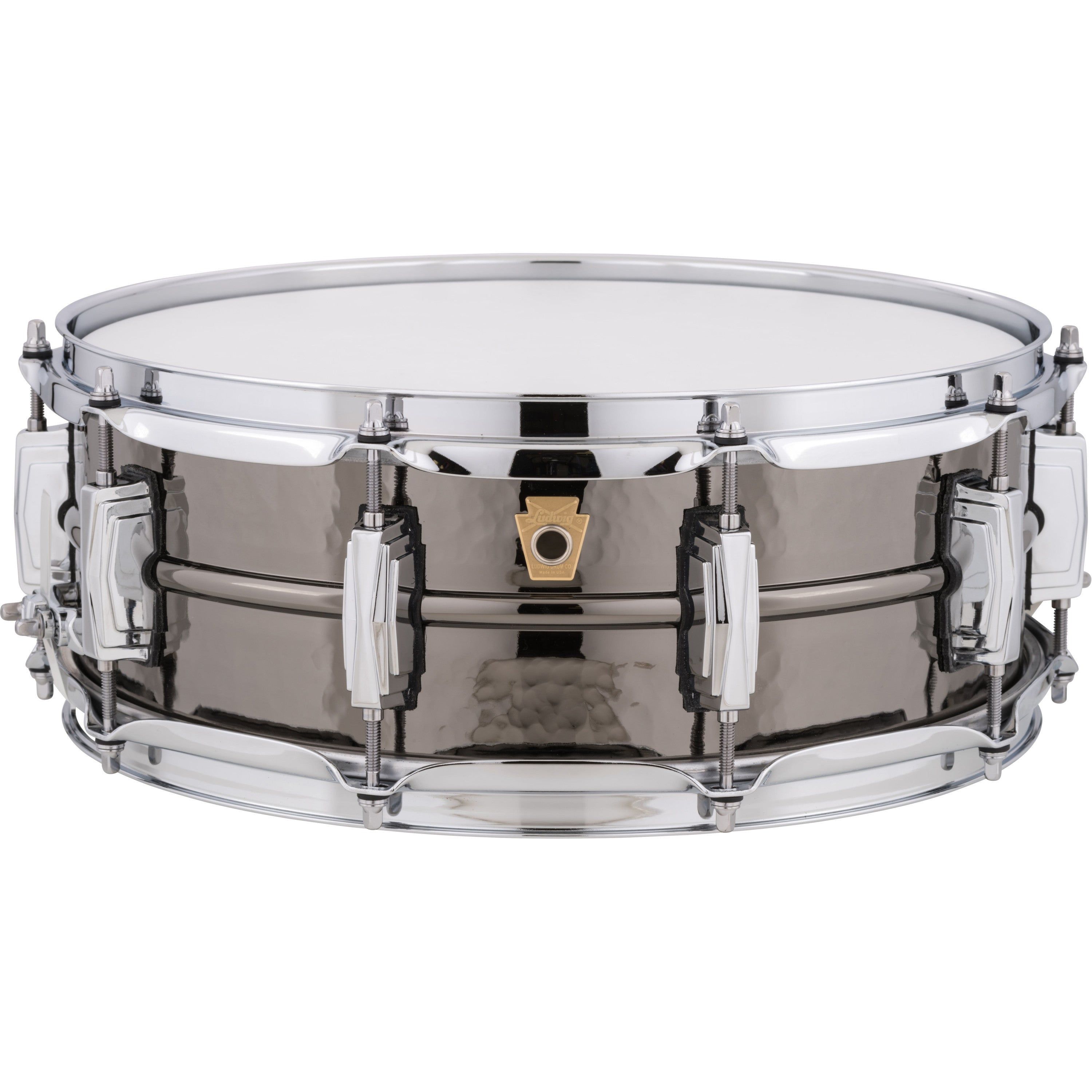 Ludwig Black Beauty Hammered Snare Drum - 14 x 5 inch
