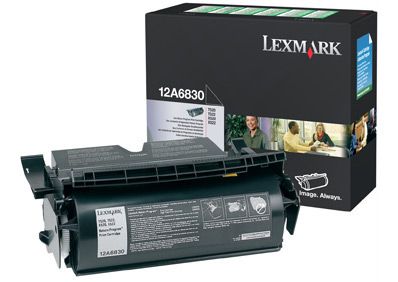 Lexmark T520/T522 Toner Cartridge - Black - 7,500 Pages - 12A6830