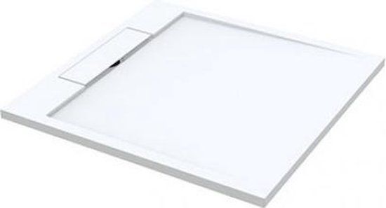 Best Design Decent Solid Surface Douchebak - 90x90cm - Mat Wit