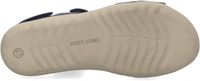 Josef Seibel Juliet 01 Vrouwen Platte sandalen Indigo Leer Klittenband 39
