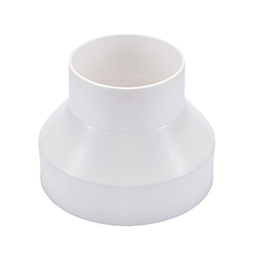 Hon&Guan 200 mm tot 150 mm buisverloopstuk adapter voor uitlaatpijp buisventilator (200 mm tot 150 mm)