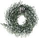 Bellatio Design couronne décorative Eucalyptus - 35 cm - vert clair