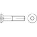 TOOLCRAFT 148987 Vis tête fraisée M20 120 mm six pans creux Acier 25 pièce(s)