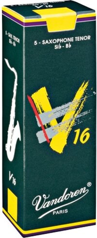 Vandoren V16 Tenor Saxophone Reed - Strength 2.5 - Box of 5