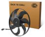 HELLA 8EW 366 420-081, ventilateur pour refroidissement moteur, ventilateur de refroidissement pour VW POLO (9N), radiateur d'eau, diamètre 348mm