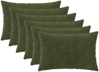 vidaXL - Kussensloop - 6 stuks - HEERLEN - Groen - 50 x 80 cm - Katoensatijn