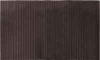 vidaXL - Vloerkleed - rechthoekig - 60x100 cm - bamboe - donkerbruin