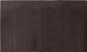 vidaXL - Vloerkleed - rechthoekig - 60x100 cm - bamboe - donkerbruin